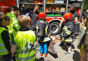 Pokaz pierwszej pomocy przygotowany przez Straż Pożarną