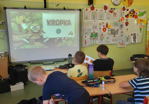 Zajęcia w Dniu Kropki w klasie 3b