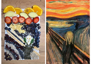 Praca konkursowa – Julia Majchrzak, klasa 6d „Krzyk” – Edvard Munch