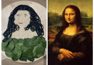 Praca konkursowa – Maja Drużyc , klasa 5c „Mona Lisa” – Leonardo da Vinci