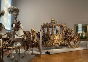 Powóz cesarski w Muzeum Wozowni w pałacu Schönbrunn