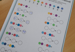 Zabawy matematyczne w klasie 4d