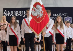 Poczet sztandarowy.