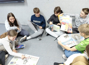 Koło języka angielskiego - zajęcia w grupie pierwszej i drugiej.