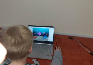 Klasa I tworzy animacje w programie Scratch