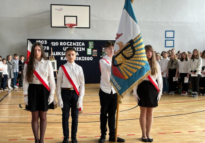 Poczet Sztandarowy Szkoły Podstawowej nr 137 w Łodzi