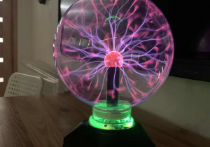 Kula plazmowa w centrum „Mały inżynier” w Warszawie.