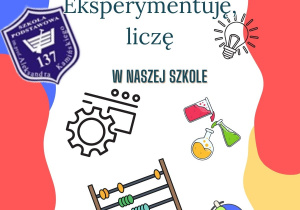 Grafika wykonana przez Michalinę podczas zajęć z projektu w Szkole Podstawowej nr 137.