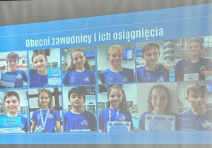Prezentacja wyświetlana podczas jubileuszu 50-lecia SKS 137 Delfin Łódź.