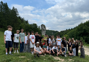 Zdjęcie grupowe pod Maczugą Herkulesa.